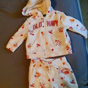 Baby girl matching leisure set